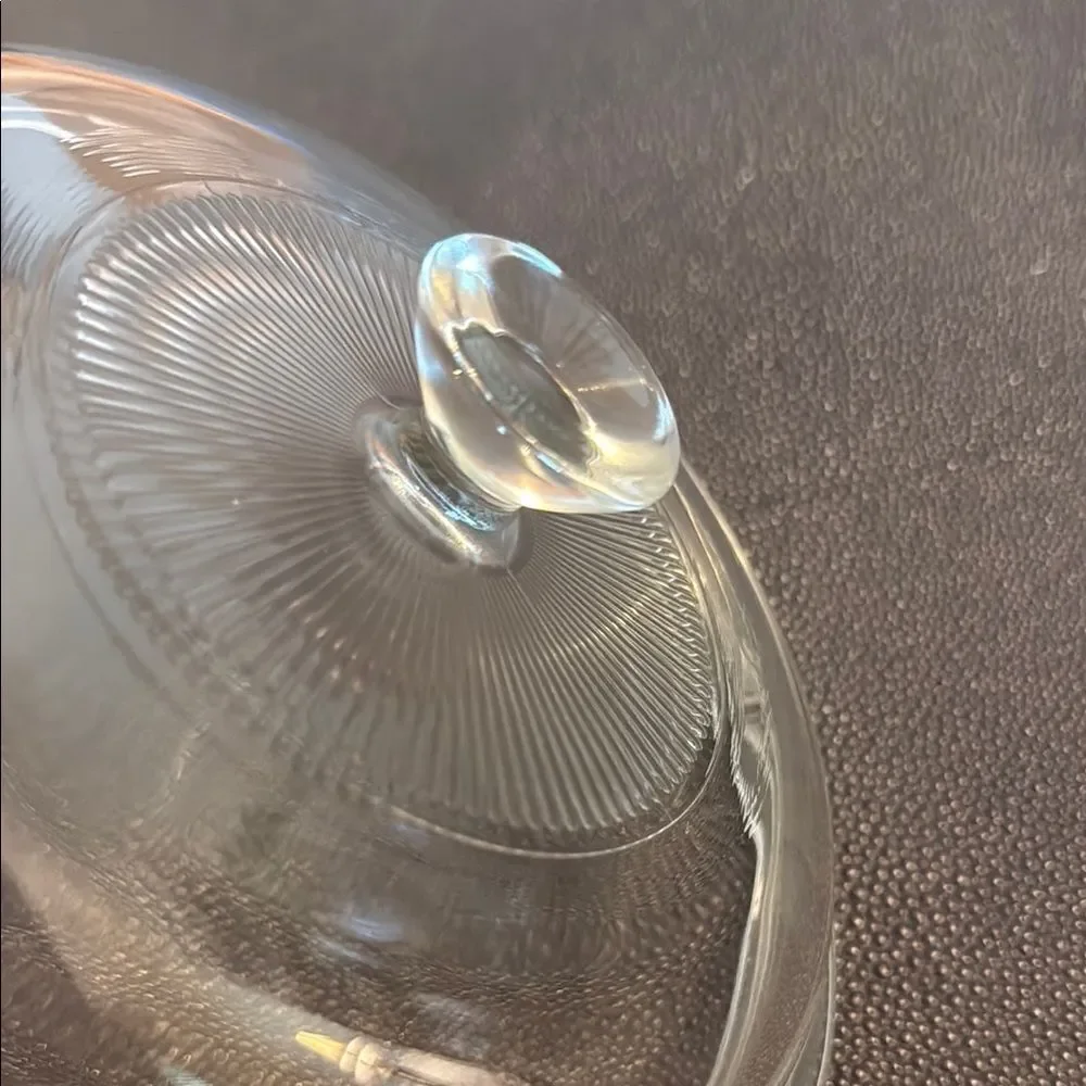 Pyrex Clear Glass Lid with knob 17 V1.5C A